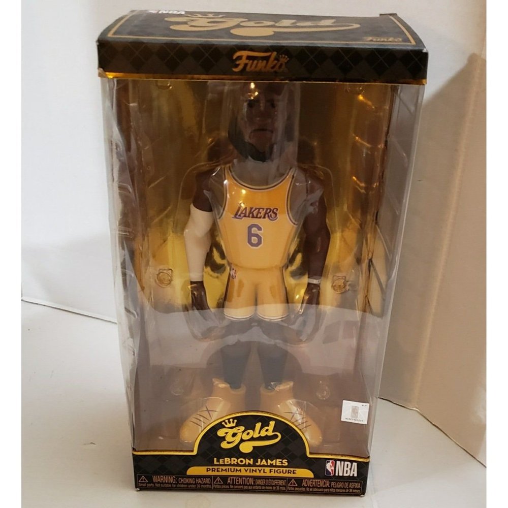 Lakers Lebron James Funko Gold NBA